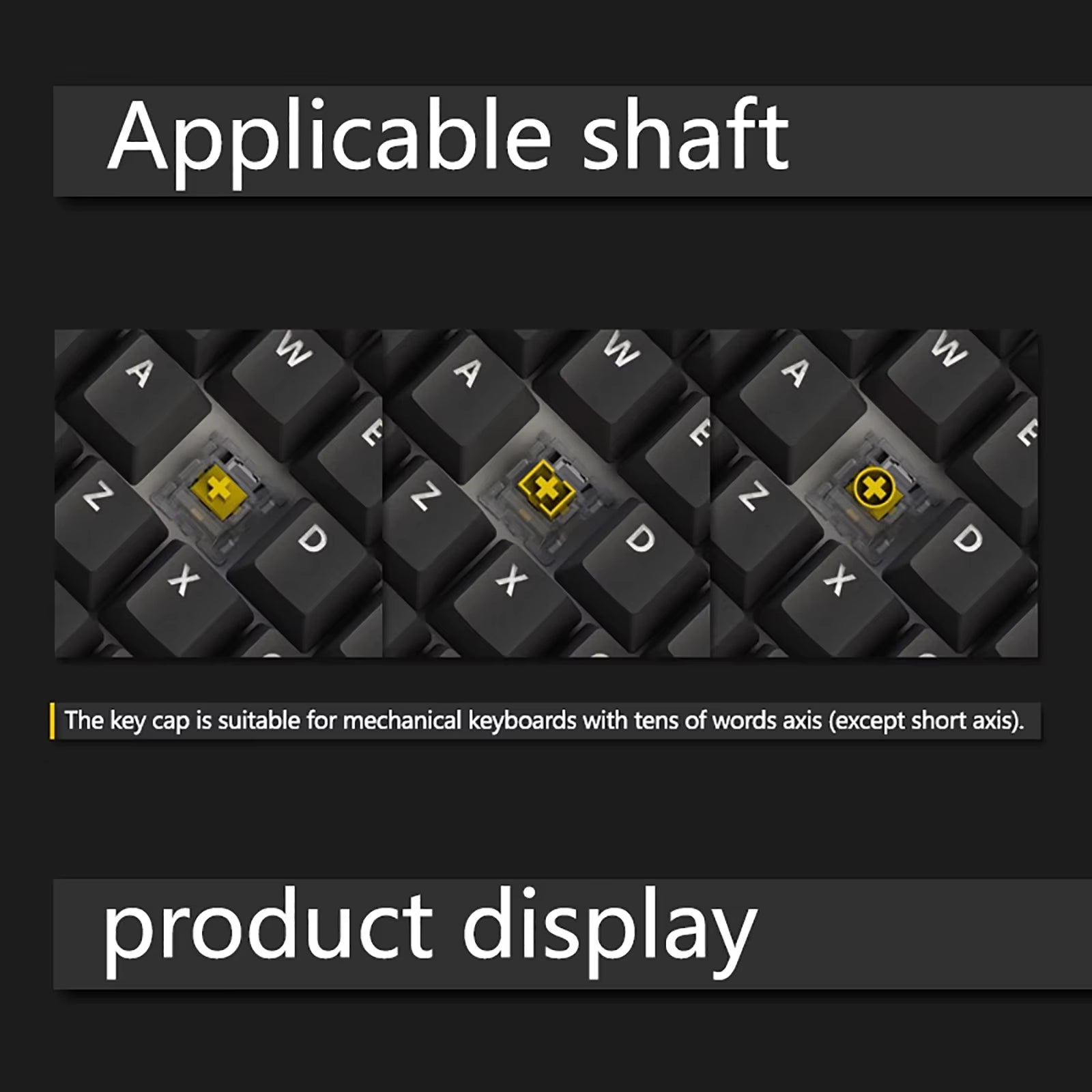 104 Keys PBT Pudding Keycap Two-Color Injection OEM Profile DIY Keycaps for Gateron Cherry MX Switch Gaming Mechanical Keyboard