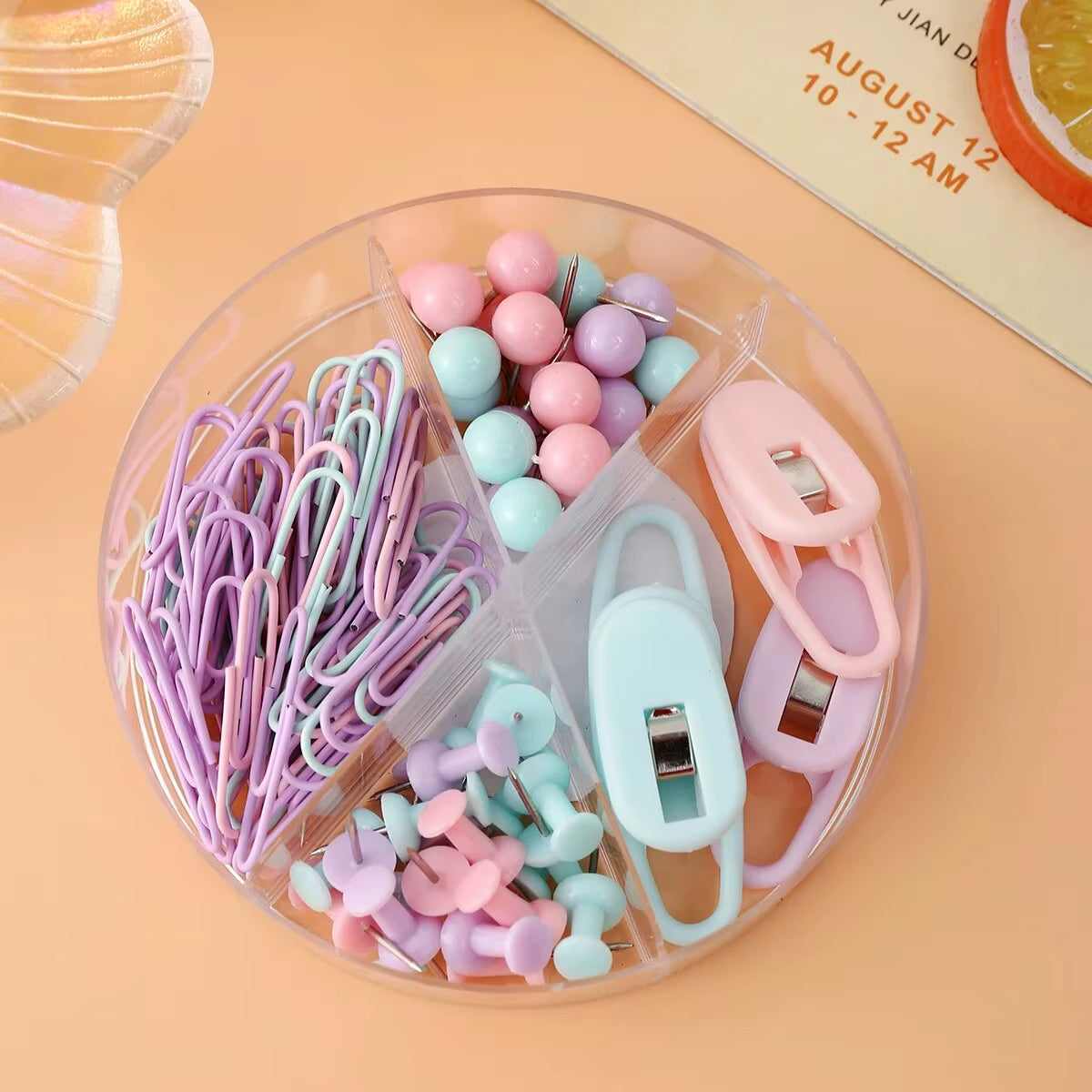 1 Set of Multifunctional Paper Clip Long Tail Clip I-Shaped Nail Dovetail Clip Paper Clip H-Shaped Nail Combination Set Office